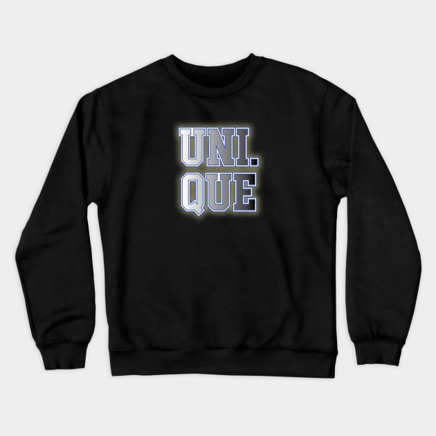 UNI. QUE Crewneck Sweatshirt by at1102Studio